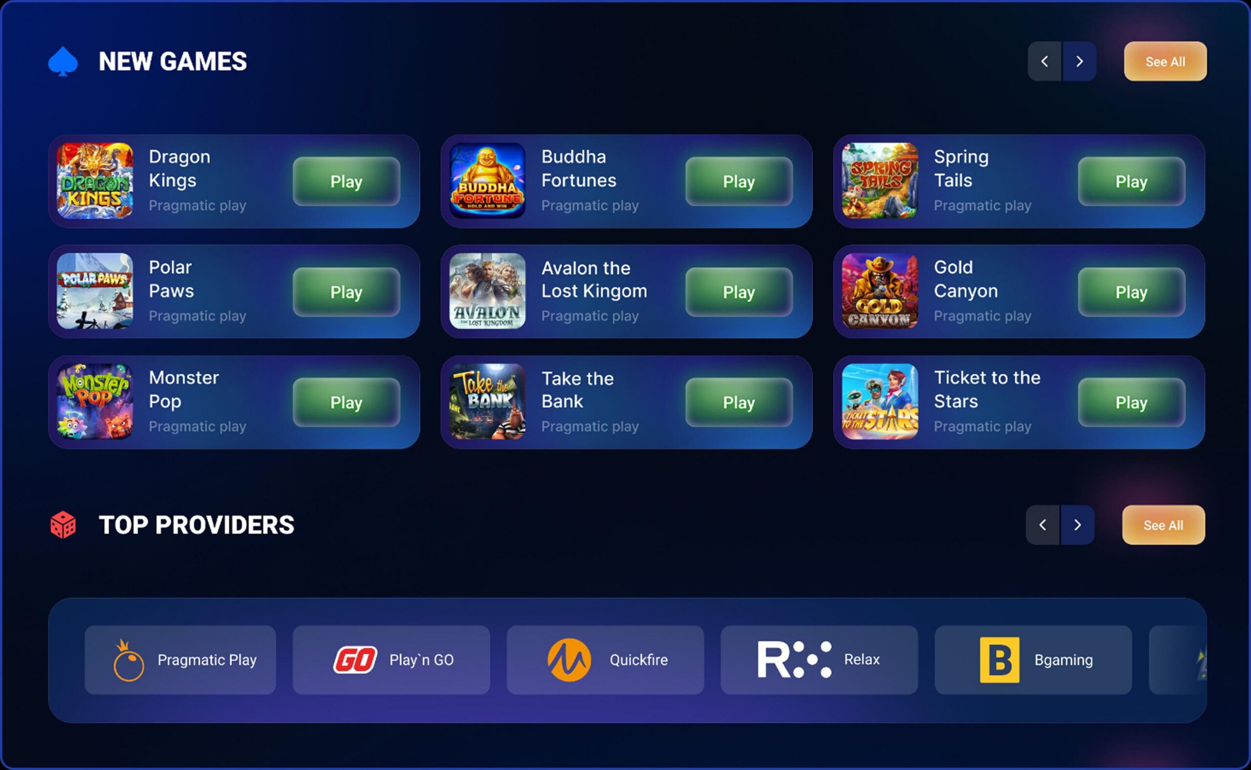 Azur Slot Oblíbené Kasinové Sloty